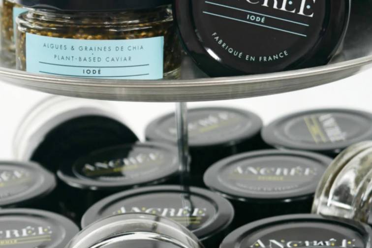 Présentation du caviar végétal