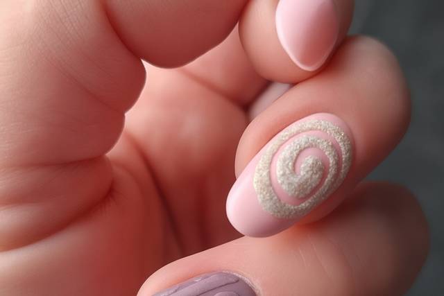 Nailart hiver velours