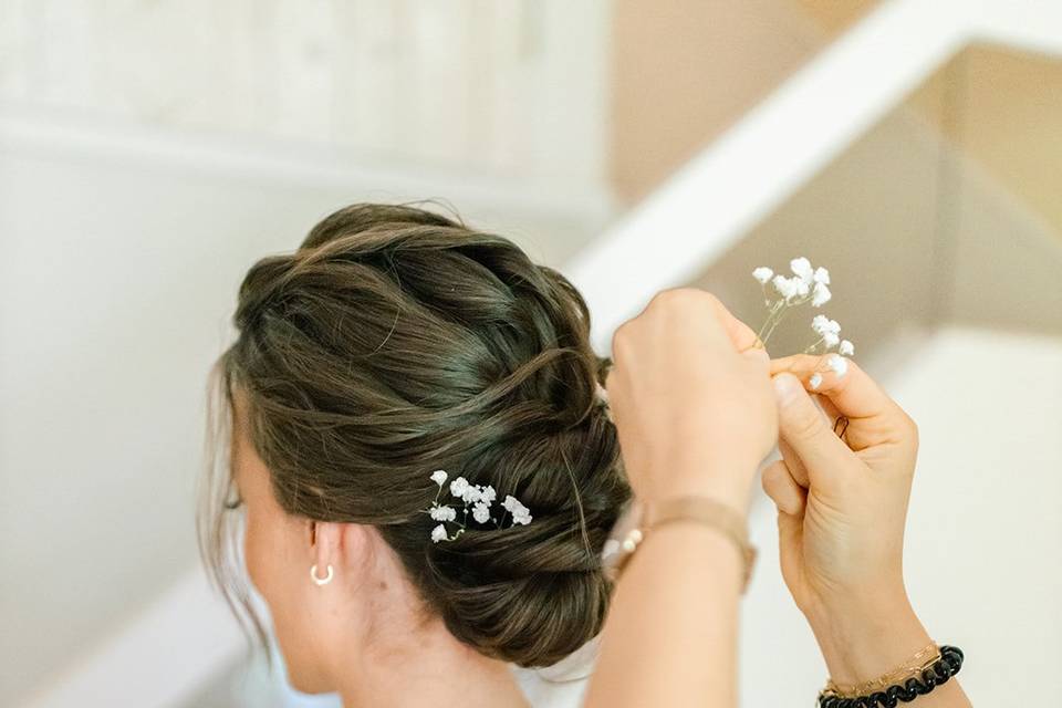 Chignon mariée_Dounia JOUA