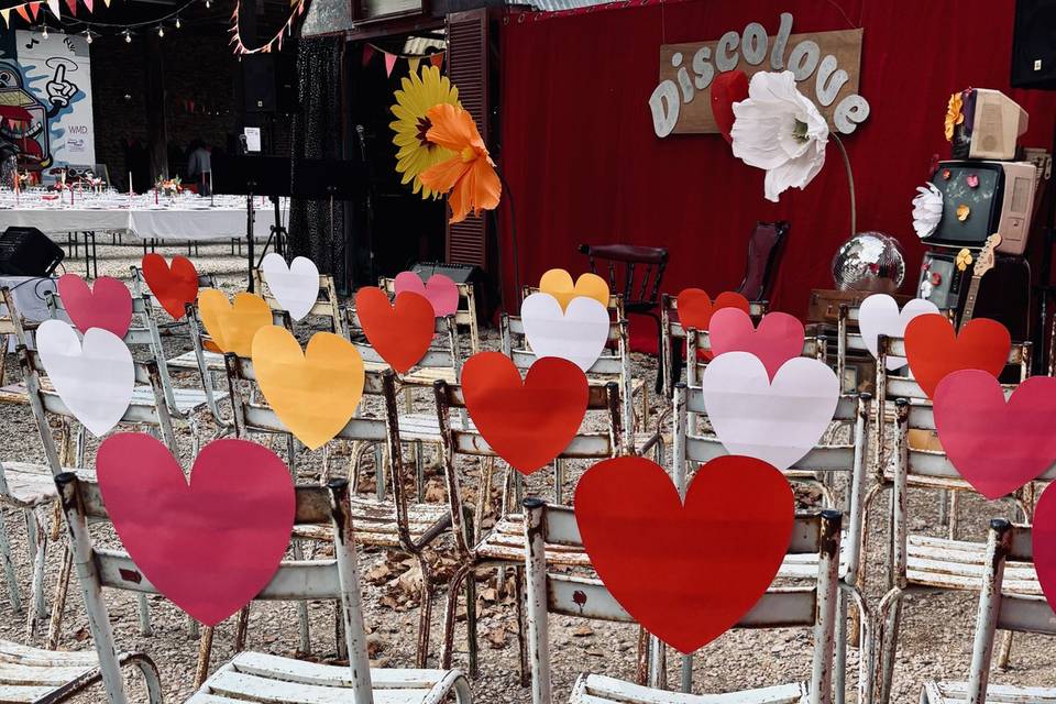 Déco chaises cérémonie
