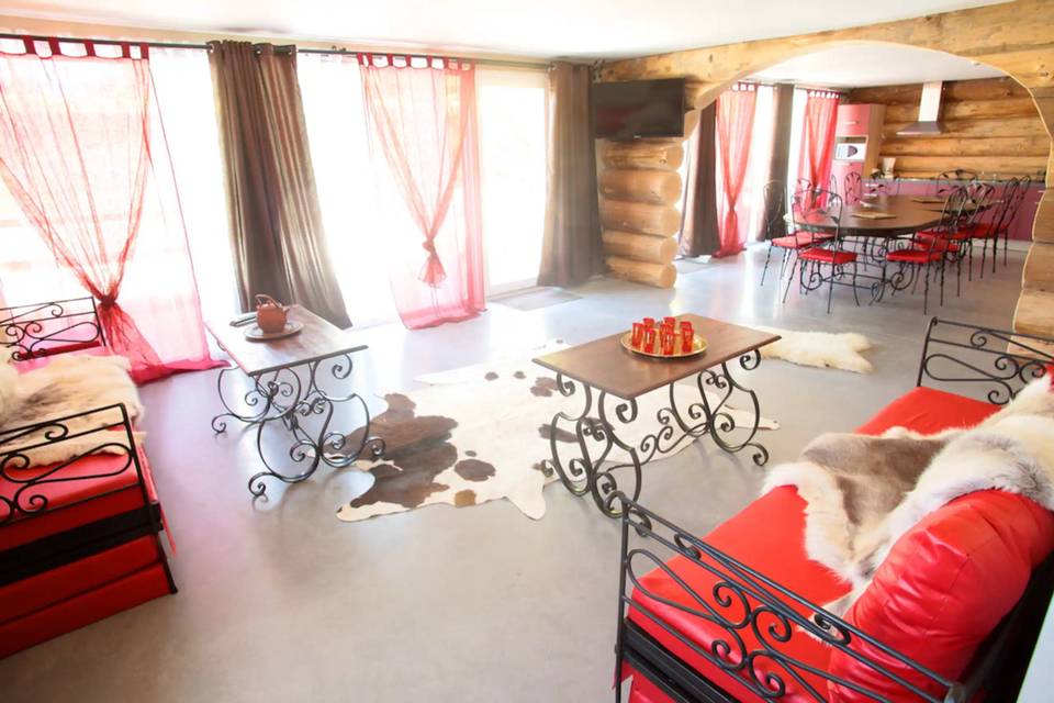Gîte de groupe Espace à vivre