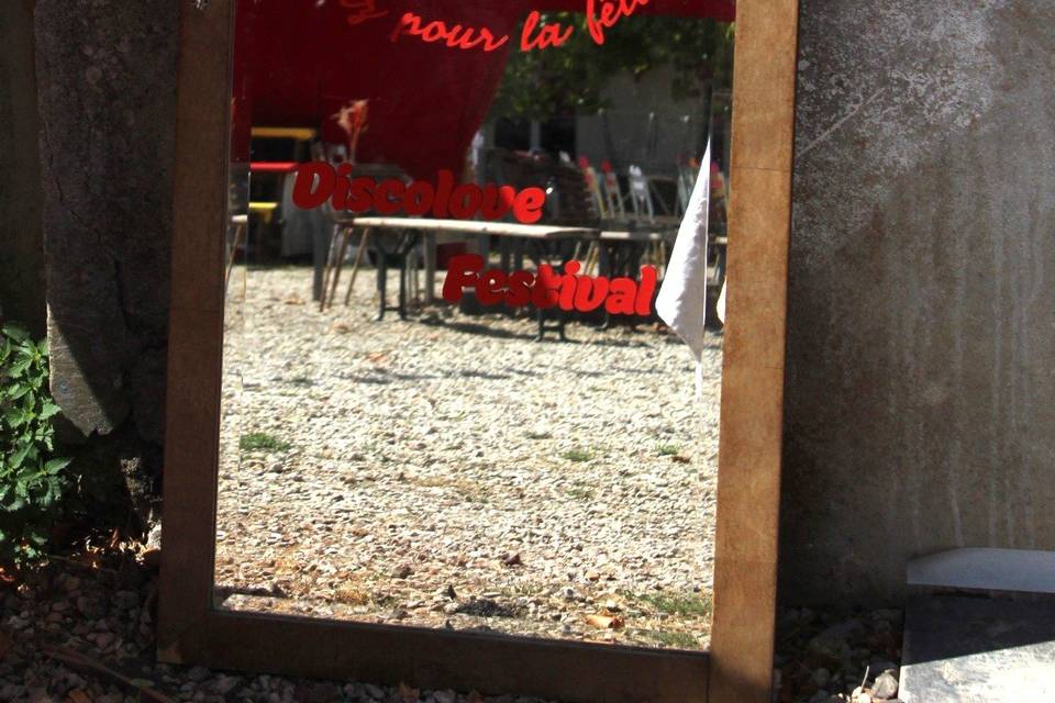 Miroir personnalisé