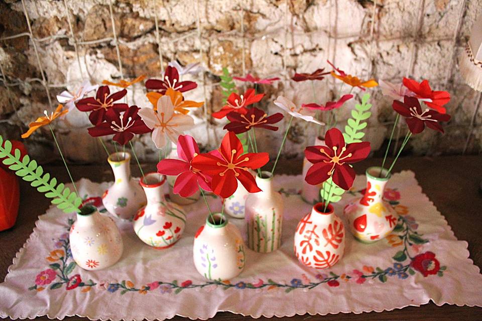 Fleurs en papier
