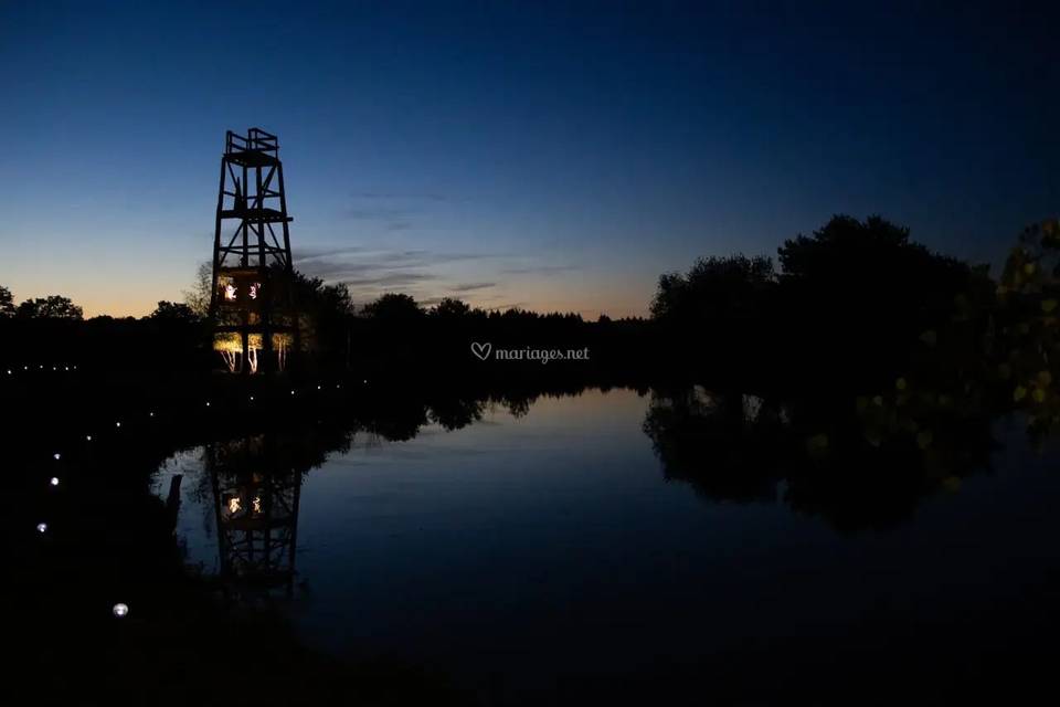 L'étang de nuit