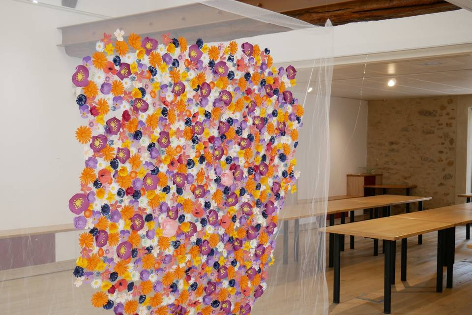 Fleurs fond photobooth