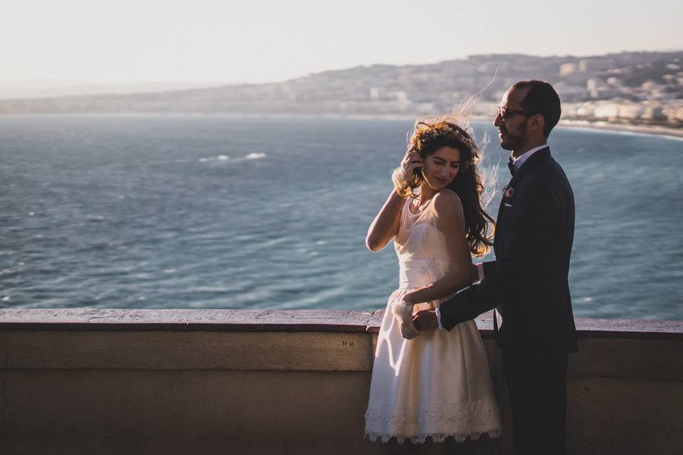 Mariage au château de Nice