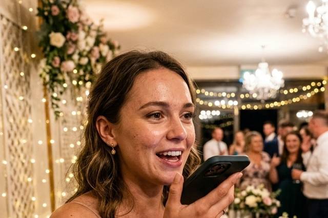 Enregistrement à un mariage