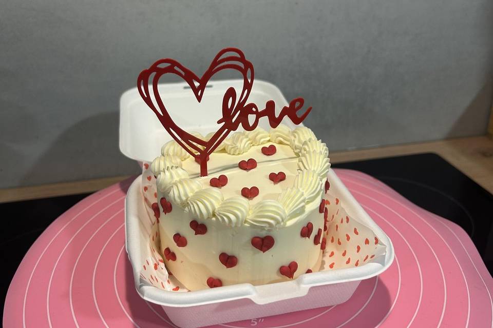 Bento cake saint valentin 💌