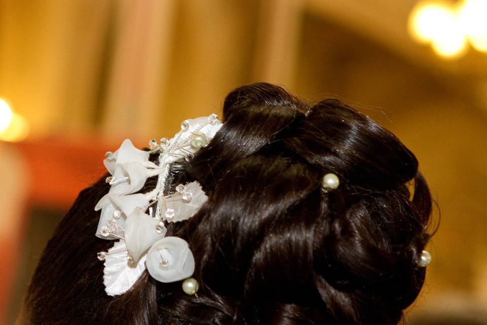 Coiffure de la mariée