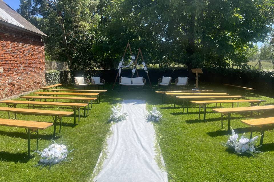 Jardin cérémonie laïque
