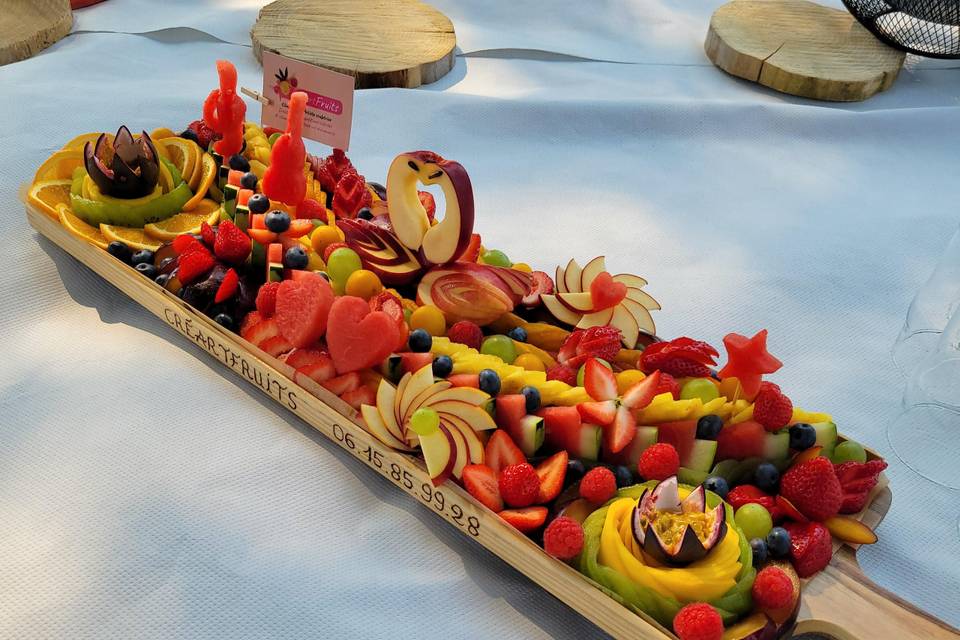 Planche de fruits