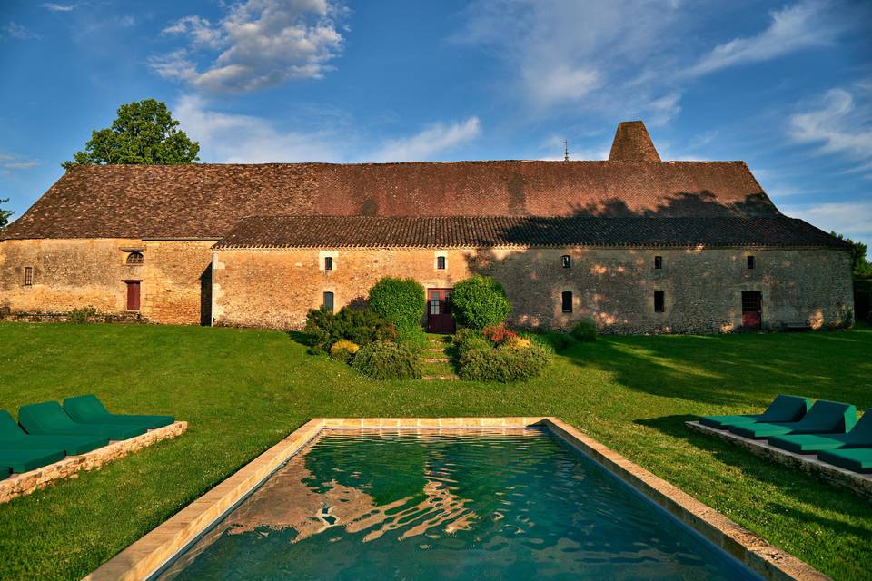 Piscine au chateau