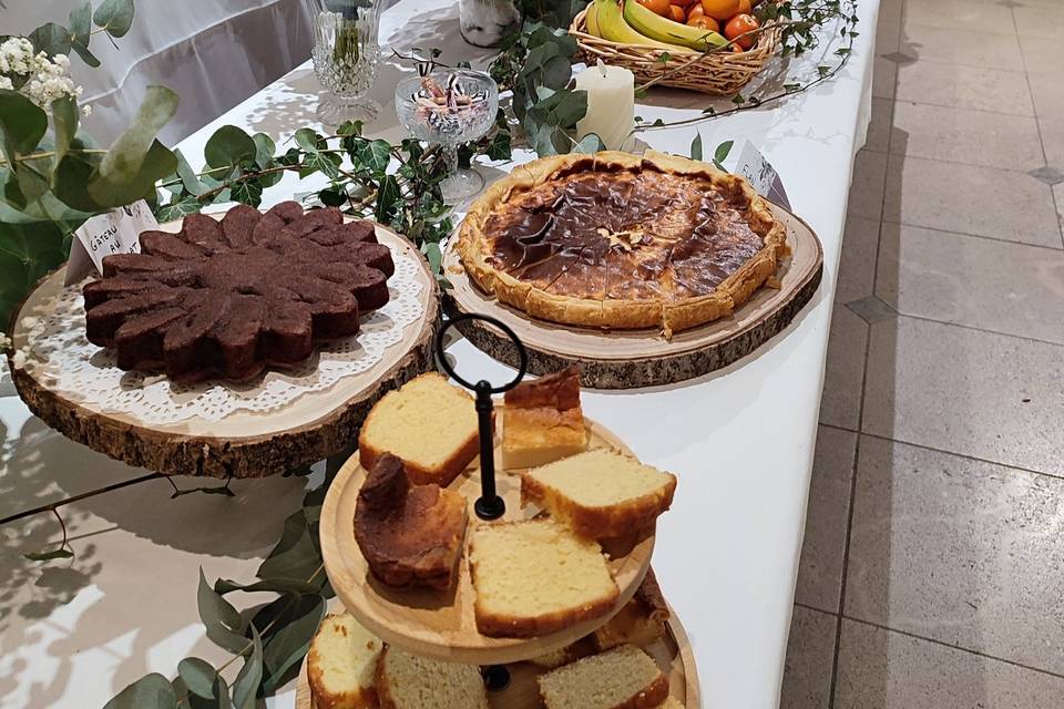 Mise en place du buffet