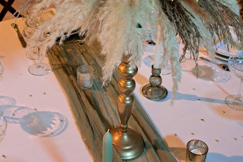 Mariage Bohème vert sauge