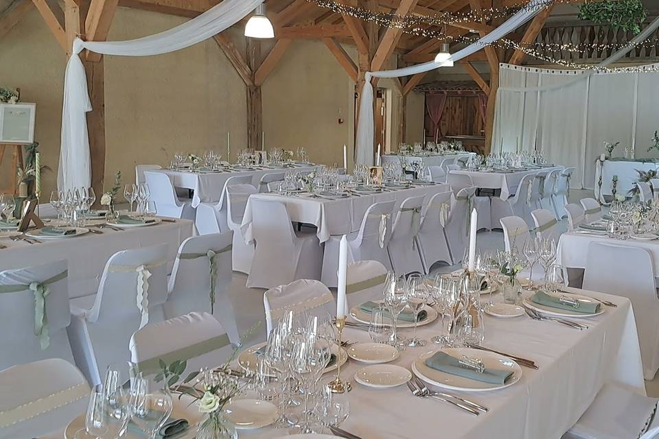 Mariage vert sauge