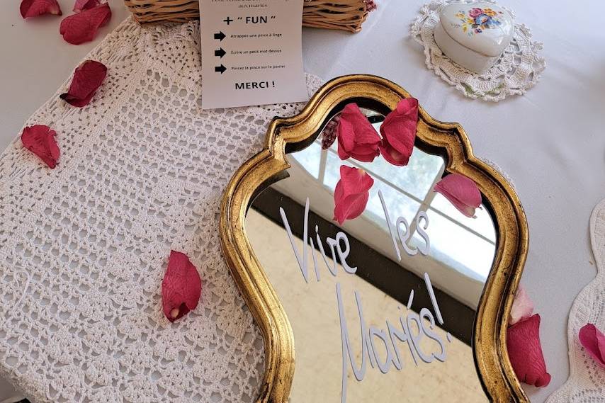 Mariage rétro chic E § L