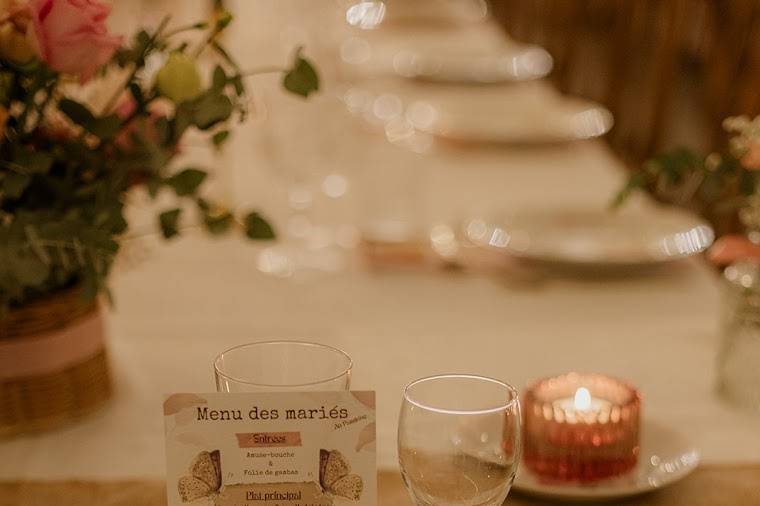 Mariage rétro chic E § L