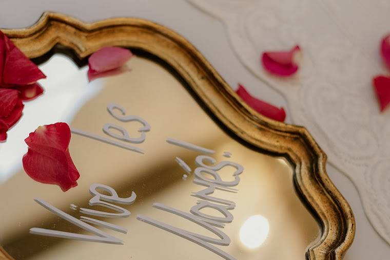 Mariage rétro chic E § L