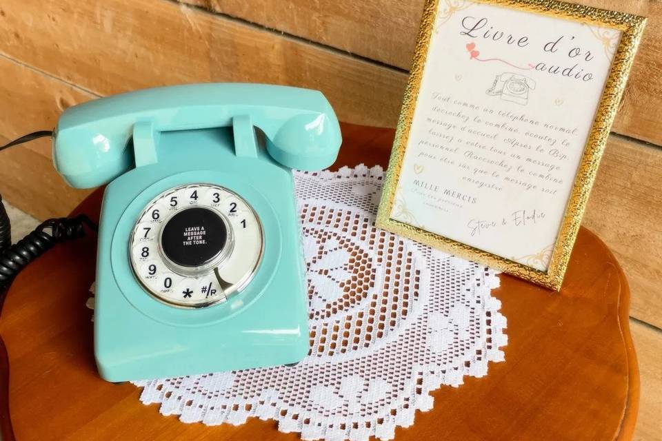 Livre d'or audio mariage
