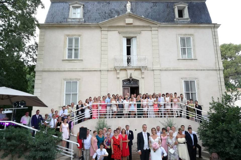 Photo de famille et amis