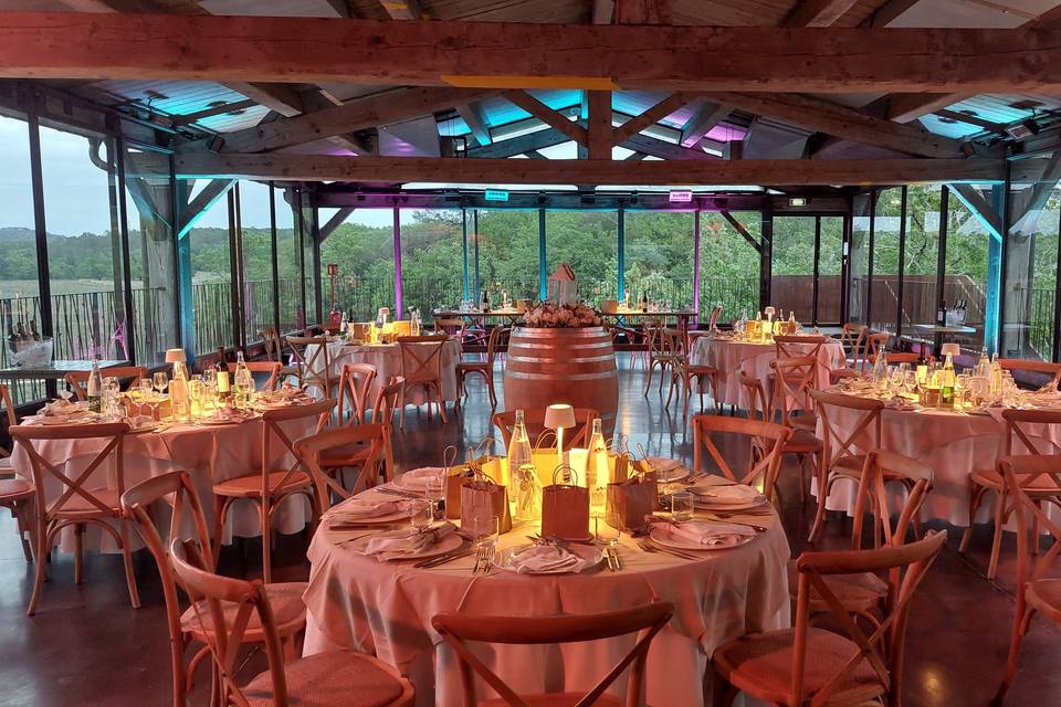 Dîner mise en lumière
