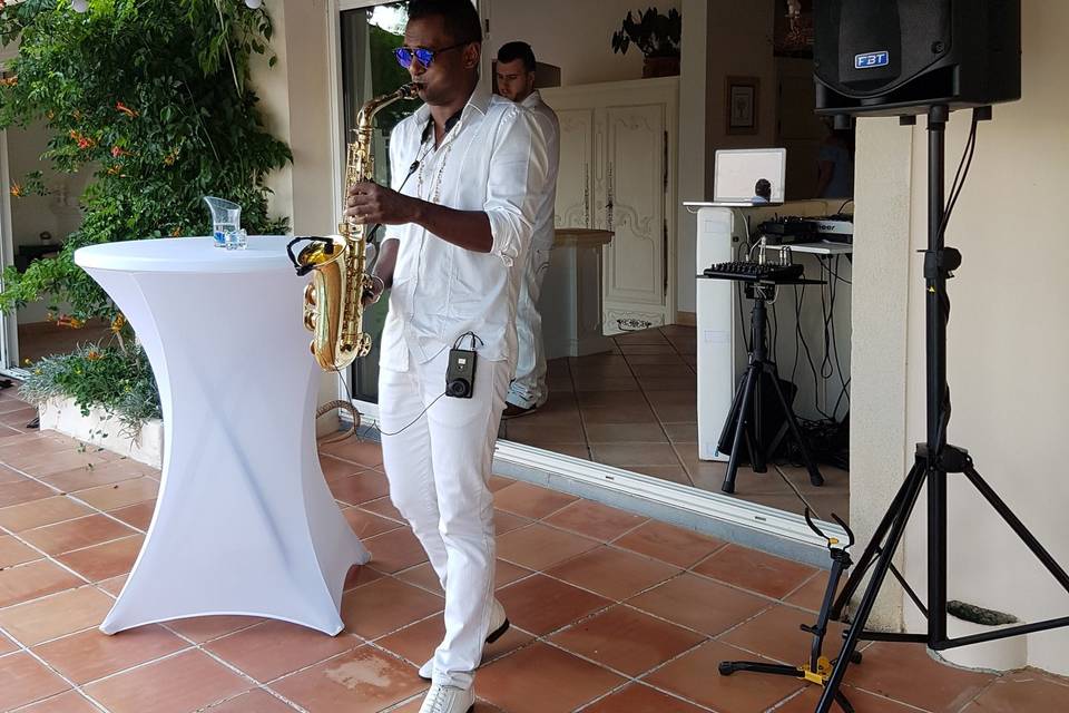 Duo sax william et dj