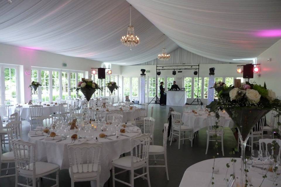 Intérieur du pavillon Blanc