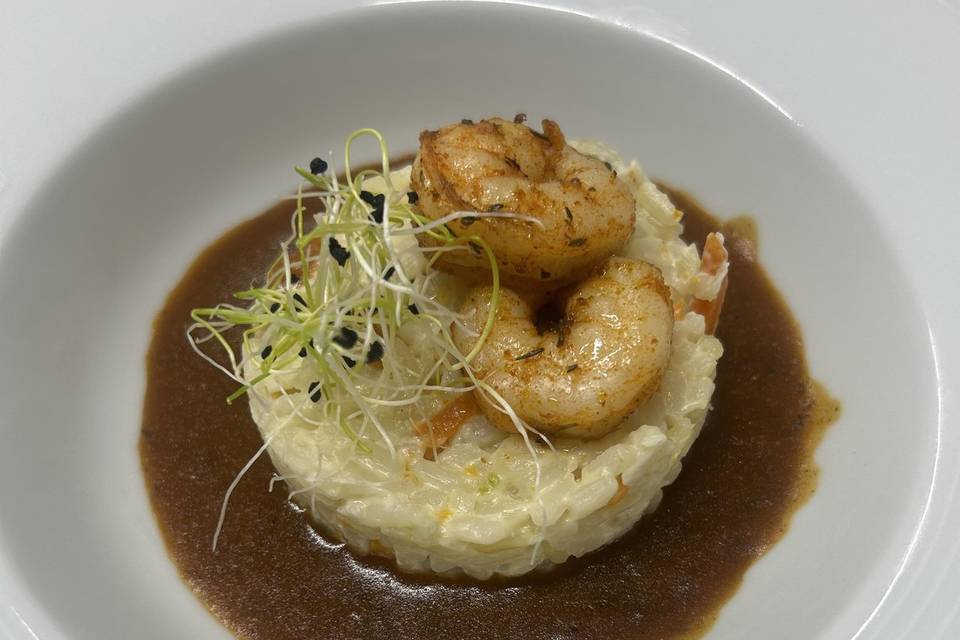 Risotto crevette