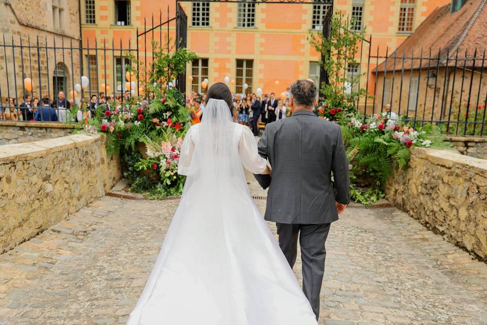 Arrivée mariée