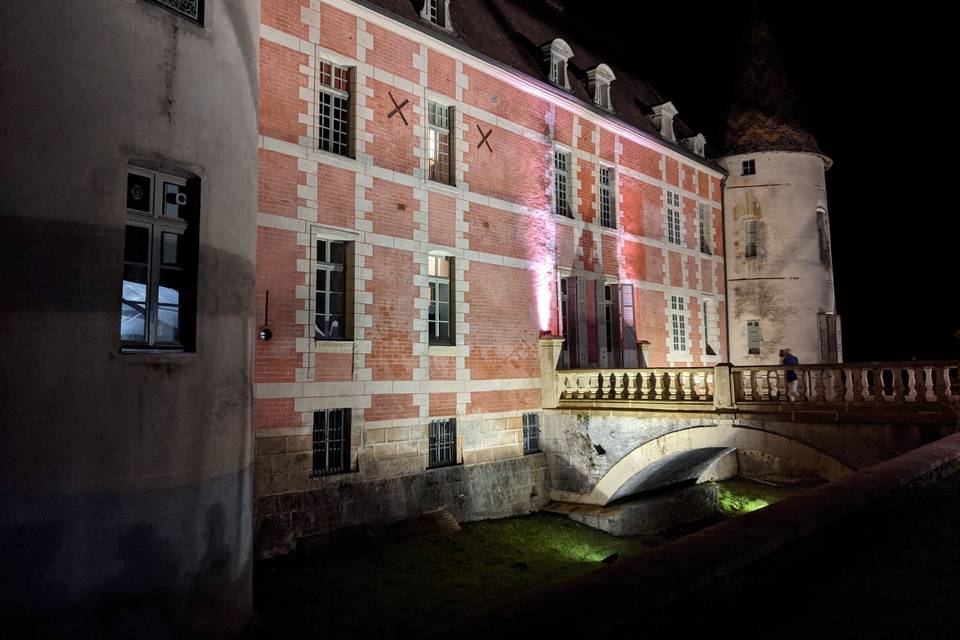 Vue avec lumière esplanade