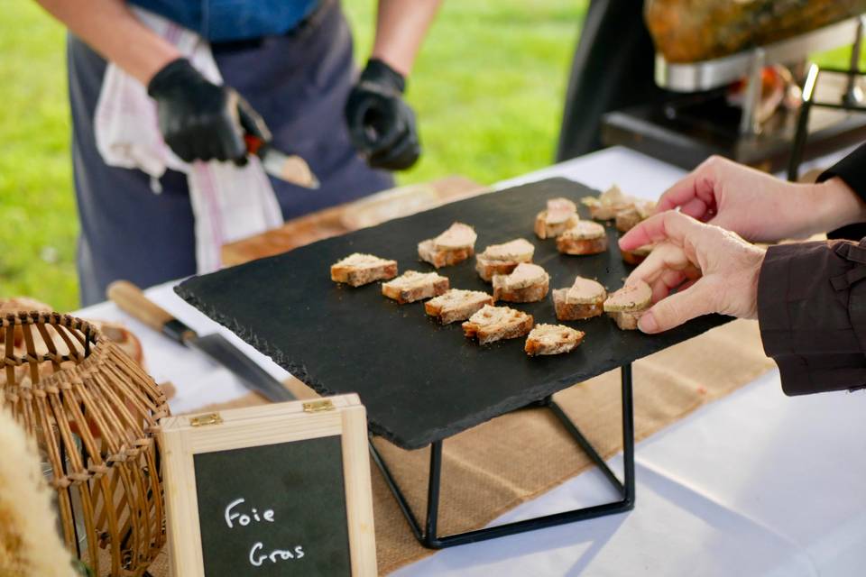 Découpe de foie gras