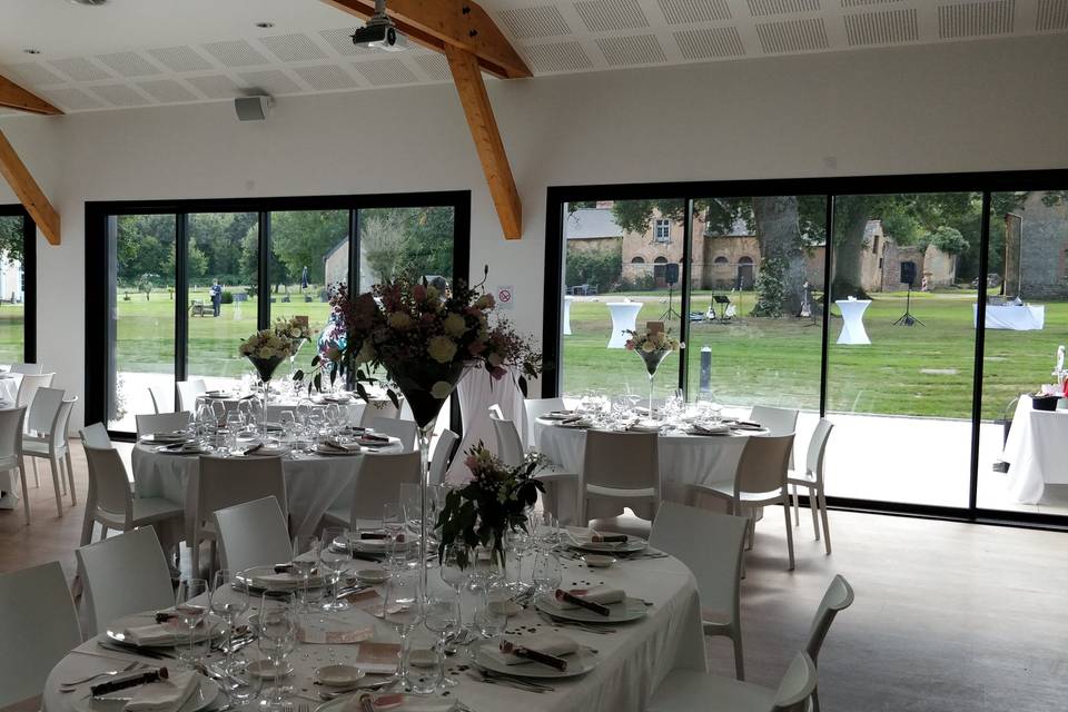 Décoration de table salle