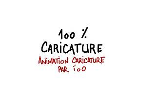 100% Caricature logo