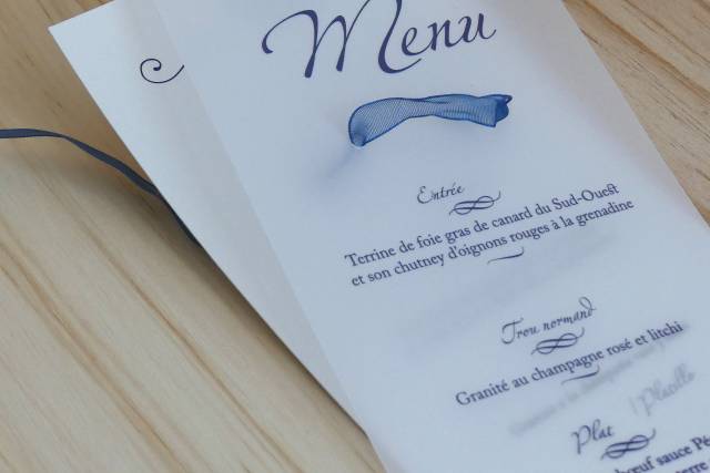 Menu bilingue