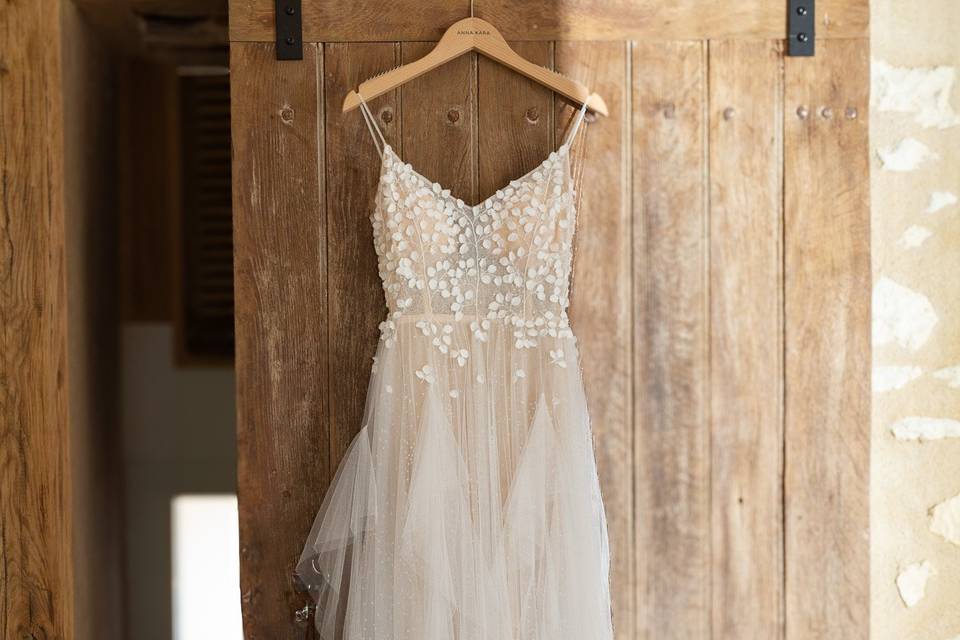 Préparatifs de la mariée