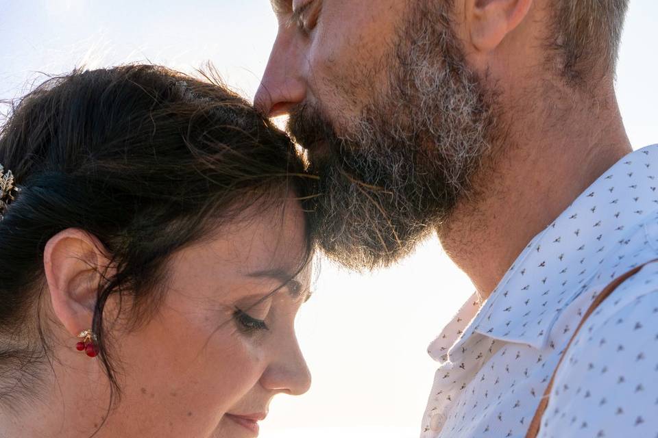 Photos de couple sur la plage