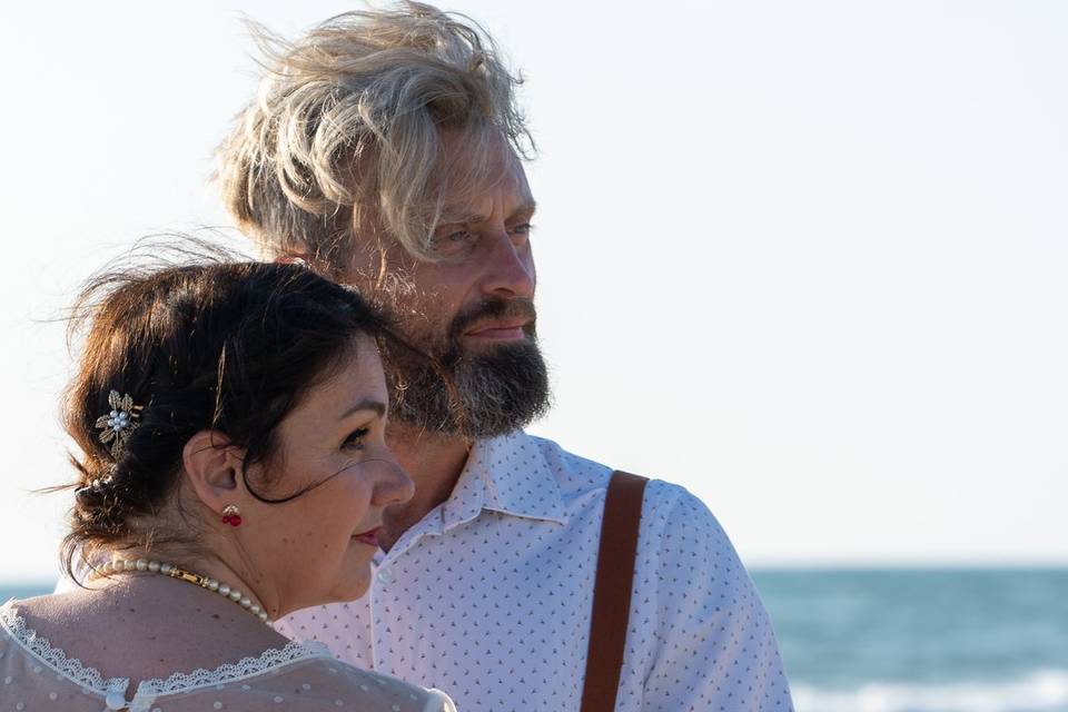 Photos de couple sur la plage