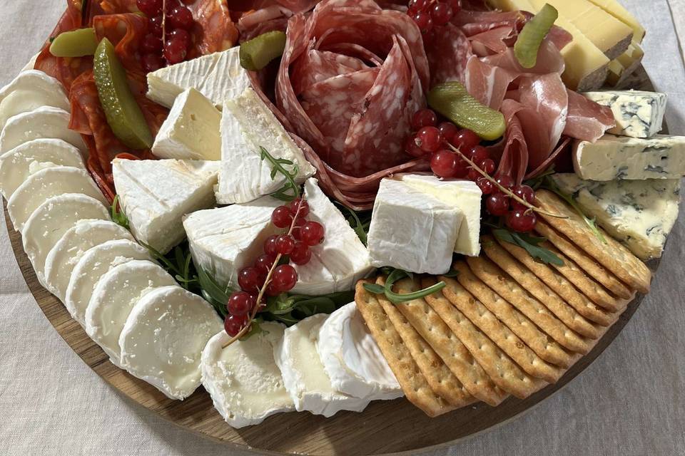Plateau charcuterie fromage