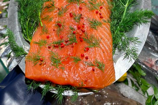 Saumon gravlax