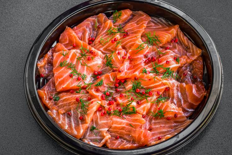 Carpaccio de saumon