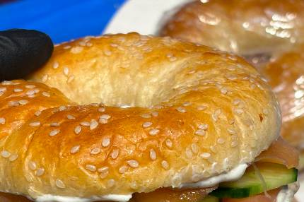 Bagel au saumon fumé