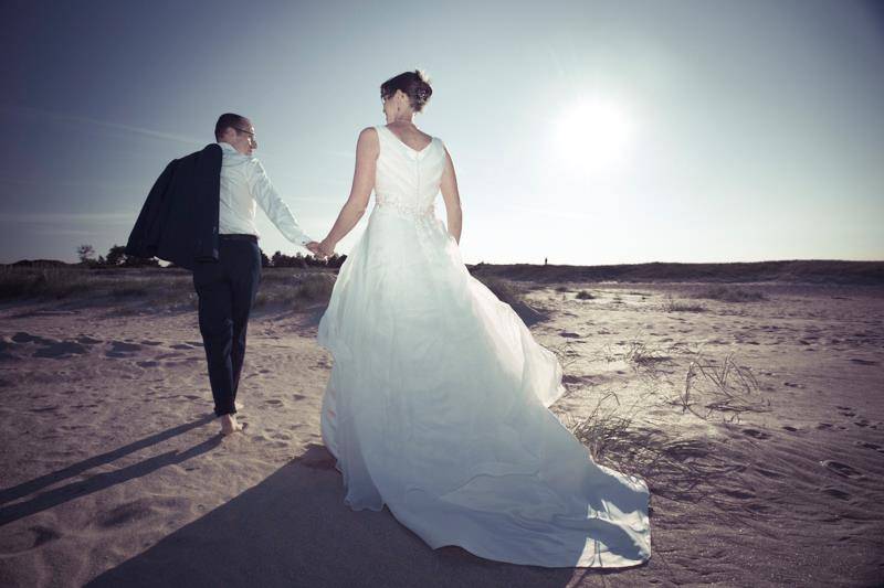 Photo de couple décalée