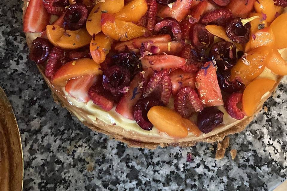 Tarte de fruits frais