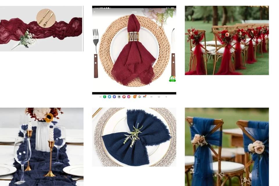 Linge de table