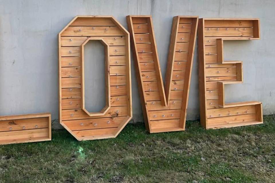 Lettres LOVE