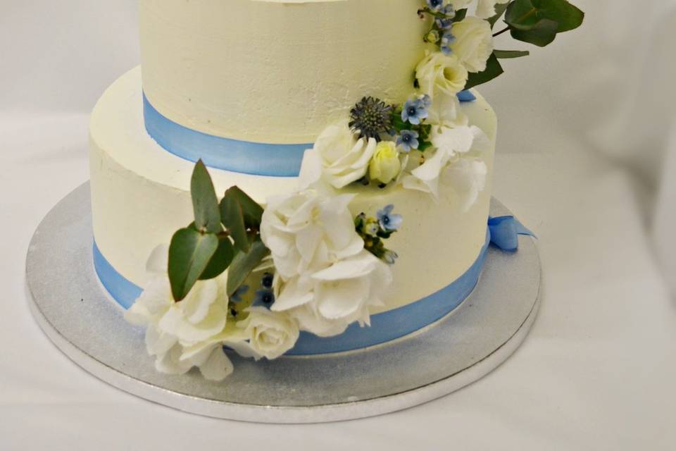 Wedding cake fleuri