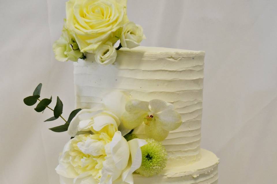 Wedding cake fleuri