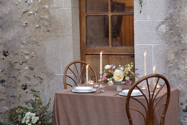 Dîner aux chandelles