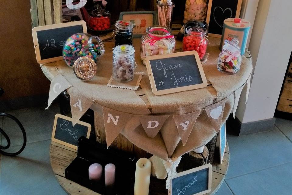 Mariage G&J - candy bar