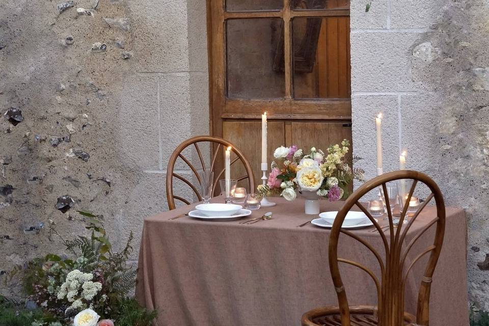 Dîner aux chandelles